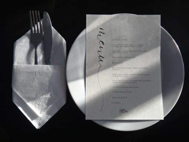 A beautifully plated dish photographed for a digital menu